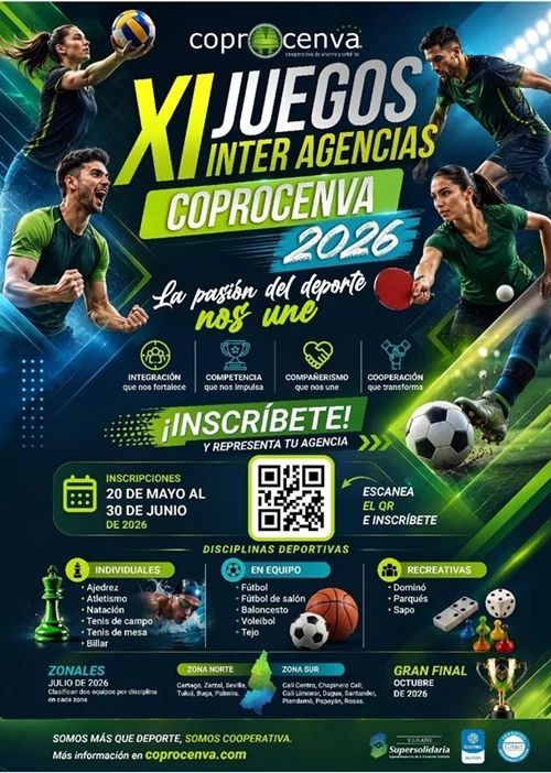 XI Juegos Inter Agencias Coprocenva 2026
